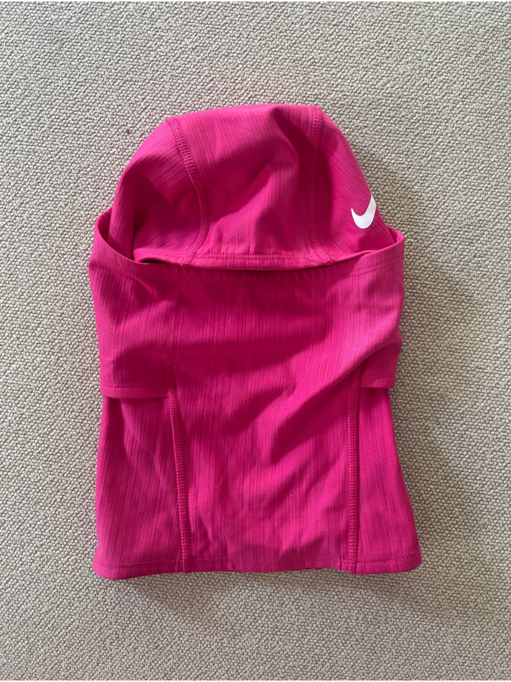 Nike Pro Hyperwarm Hood Winter Balaclava in Vibrant Pink